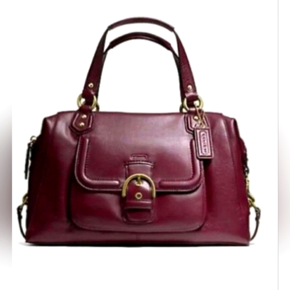 Coach Burgundy Shoulder Bag